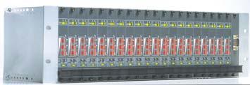 CONTROL PANELS AND MODULAR SYSTEMS REL/isp consists of plug-in module which fits a standard 3U (51/4") 19 inches eurocard rack.