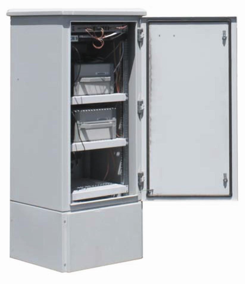This outdoor cabinet is an ideal small size solution for any 19 active equipment installation and is a perfect fibre cross-connect cabinet for FTTx applications.