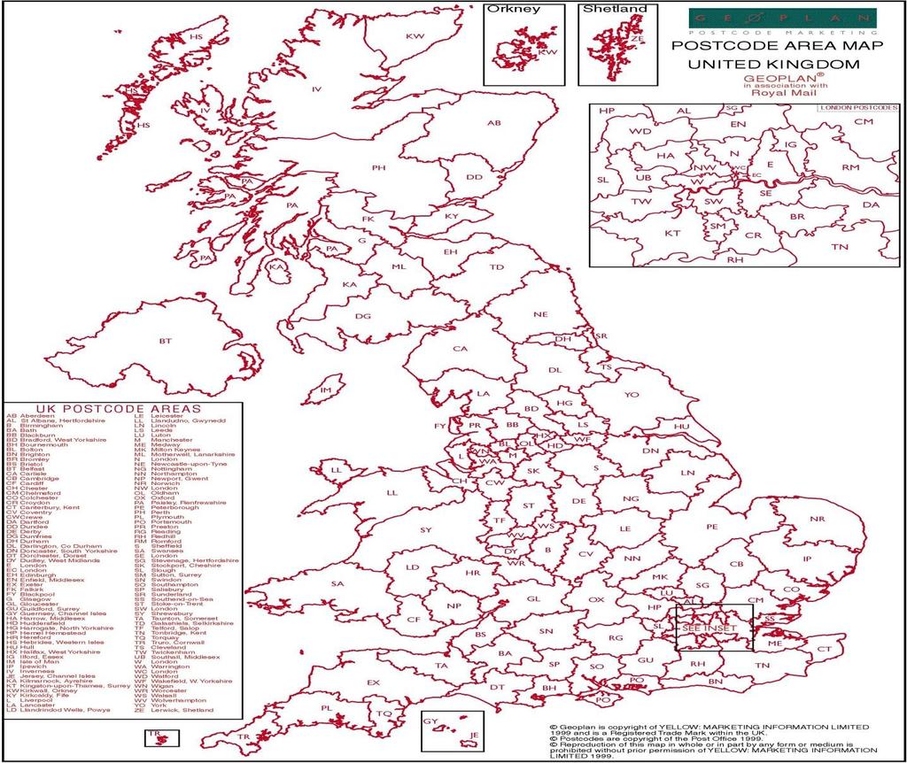 Sales and Service Coverage Areas Agreement Effective 1st March 2012 The below postcodes (see map below) are automatically covered by a 5 year parts & 12 month labour guarantee.