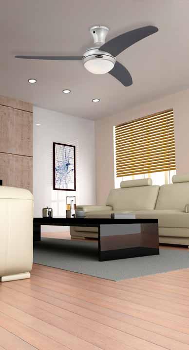 Selecting the right size ceiling fan for every room in your home Maximize air flow by installing an appropriately sized ceiling fan for your room: For rooms up to: 12 qm use 30-36 ceiling fans.