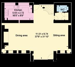 Approximate Gross Internal Floor Area House: 214 sq m (2,304 sq ft) Annexe: 87 sq m (937 sq ft) Hide: 43 sq m ( 463 sq ft) Games