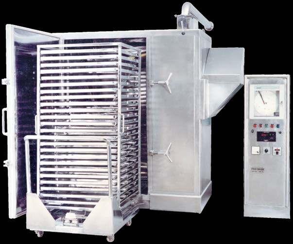 Drying TRAY DRYER The Tray Dryer from Tapasya assures you of rapid, high-quality and