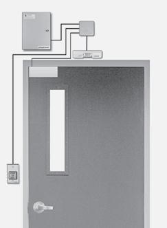 Note: ASSA ABLOY Electronic Security Hardware s UL294 certification indicates that when the EEB is used with the XMS Motion Sensor, it meets the NFPA Life Safety Code 101 requirements for exit of