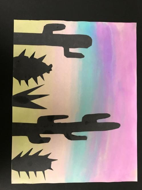 Living Collection: Succulents Silhouette Cacti Grade Level: K-2 Materials: Liquid Watercolors Watercolor Paper Glue Black Construction Paper About Cacti: A cactus is a member of the succulent family.