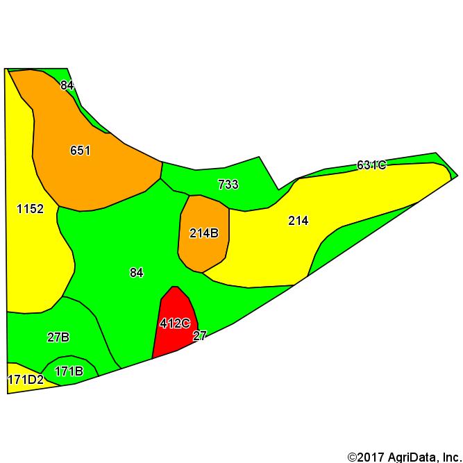 Soils Map - Trenton LLC Tillable Acres State: County: Location: Township: Iowa Floyd 18-96N-18W Rock Grove Acres: 23.42 Date: 5/18/2017 Soils data provided by USDA and NRCS.