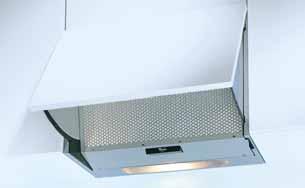 INTEGRATED & CANOPY AKR 852 60cm Integrated cooker hood Key features 3 Speed, slider control operation 1 x 40W tungsten lamp