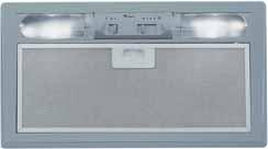 grey AKR 769 60cm Canopy cooker hood Key features 3 Speed, slider control operation 2 x 40W tungsten lamps Dishwashable metal