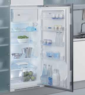 IN COLUMN FRIDGES ARG 930 120cm Fridge with ice box Key features 4 Star freezer compartment 3 Glass shelves including crisper cover Wine rack 4 Door balconies Flip-up dairy compartment 2 Salad