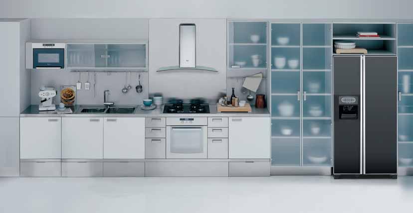 WHIRLPOOL LINES Linear Range Designed to fit cleanly and seamlessly into any kitchen style, the Linear Range ovens, microwaves, hobs, hoods, dishwashers, fridges and freezers also combine to create