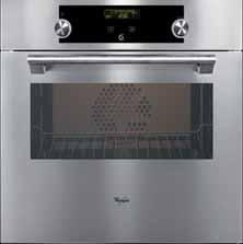 fingerprint stainless steel Matching warming or accessory drawers available Colour available: stainless steel AKZ 803 6th Sense multi function single oven with Jet Menu Key features Multifunction