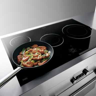 HOBS RANGE Induction Hobs Induction heats the pan, not the hob. An electromagnetic field is created when a ferrous metallic pan is placed on the hob.