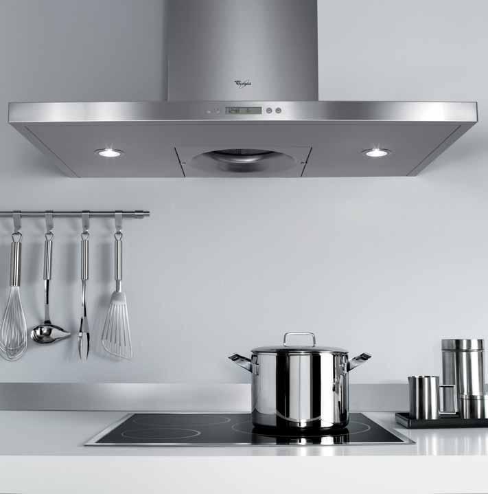 CLEAN DESIGN AND AN AIR OF INTELLIGENCE Deep Silent hoods This ground-breaking appliance offers an unprecedented level of noise reduction, making your kitchen the perfect place to entertain guests in