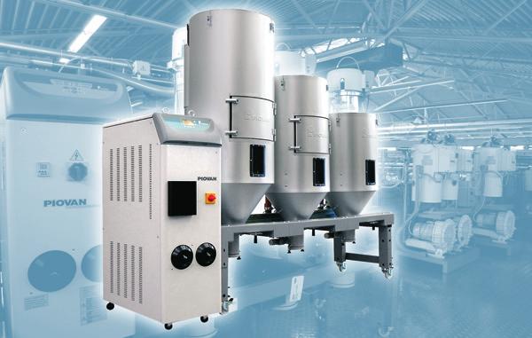 Dehumidifying Dryers DP 604 - DP 615 Series English The DP 604 - DP 615 Dryer Series is suitable for the treatment of hygroscopic polymers for medium productions.