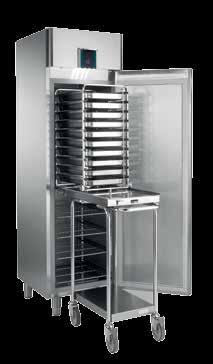 the evaporator, which is positioned in the upper part of the refrigerator.