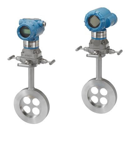 Rosemount 3051 December 2017 Rosemount 3051CFC Compact Flowmeter Rosemount 3051CFC Compact Flowmeters provide a quick, reliable installation between existing raised face flanges.