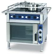 Futura 85D Range with oven RP 4/220 800 *