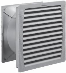 Filterfan PF 65000, 66000, 67000 / Exhaust Filter PFA 60000 Features Maintains a UL Tested NEMA Type 12 seal against enclosure UL Recognized to UL 508a, category NITW2/8, UL File #E175229 CSA #246217