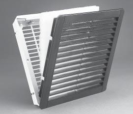 Fan Accessories Exhaust Filters Built to IP54 standards (except PFA1000 - IP43 standards). ABS-FR grills (except PF1000 Series which is polystyrene FR).