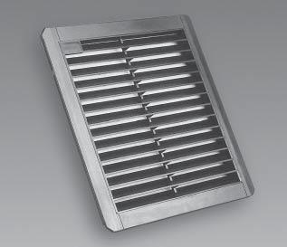 Filter Density (g/m 2 ) Filtering Level Comparable IP Standard PFA1000 150 73% IP43 PFA2000 150 73% IP54 PFA3000 150 73% IP54 PFA5000 150 73% IP54 Replacement Grill Packaged individually.