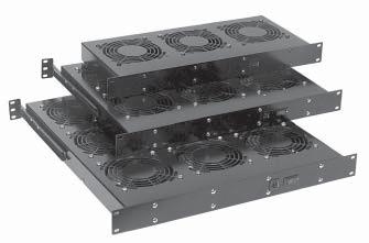 Fan Tray 300, 600 and 900 CFM Description Rack mount fan trays provide a compact, economical solution for cooling in electronic cabinets.