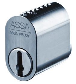 ASSA 600 is available in a full range of cylinder shapes, allowing the system to be used with all common types of lock cases.