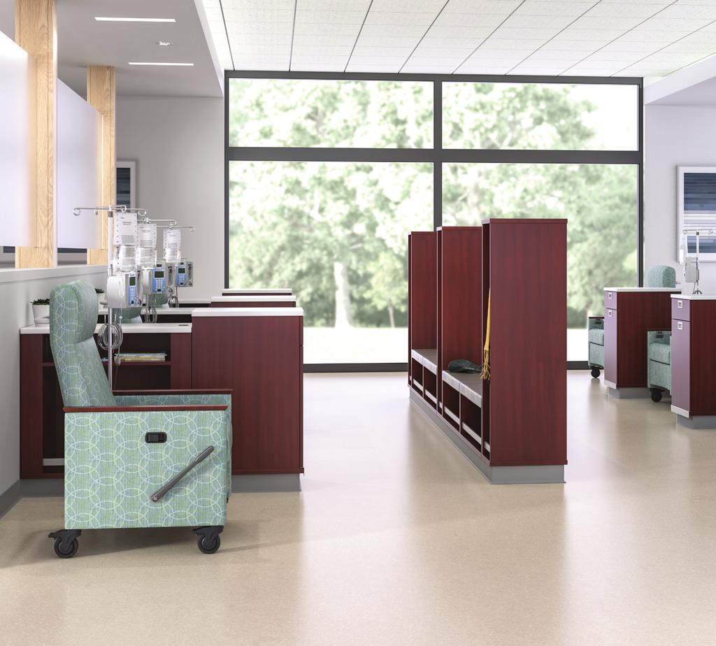 Made for Change Because Sonata is modular, components combine and reconfigure with ease to create treatment areas that support evolving work processes and