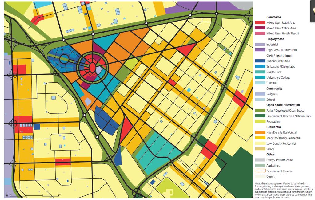 84 Accessibility and Integration Study of Part of the Abu Dhabi 2030 Master Plan by Using Space Syntax Fig.