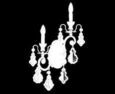5 in (11 cm) 4 lbs (1.8 kg) 2-B35 40max VERSAILLES 2756 WALL SCONCE ANTIQUE SILVER (-48) 6 in (15 cm) 15.