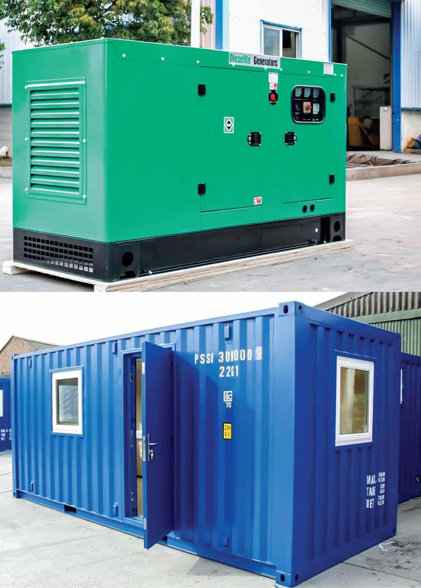 POWER GENERATION We offer diesel powered generators for temporary power needs of our clients.