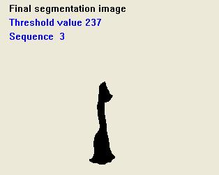 Figure 7: Segmentation images overlap on the original colour flame images From the segmentation images, flame height can be obtained by digital images.