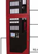 3. The diagram also shows addressable fire alarm loops, paging and telephone connections and audio cabinets.
