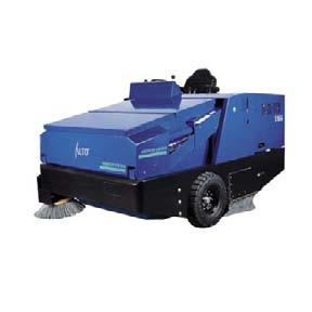 Dust control system Full time power steering Litter vac option MPV-60 TS Heavy-duty total steel construction Versatile dump system Littervac option Dust control system Full time power steering Heavy