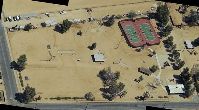 JACOBS PARK built prior to 1970 Size: 5 Acres, leased from Morongo Unified School District Address: 55680 Onaga Trail Classification: Neighborhood Park Status: Developed Existing Facilities: Dirt