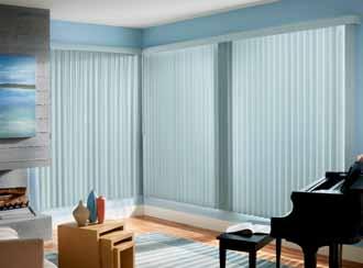 Sheer Vertical Combine the flowing appearance of drapery and the practicality of light control.