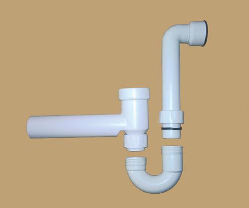 It is important, that the siphon mounted on the drainpipe is designed correctly and has correct dimensions. Both positive and negative pressure may occur in sections that require draining.