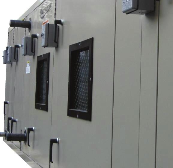 Where applicable, enclosures can be recessed in to the unit, resulting in a flush casing exterior.