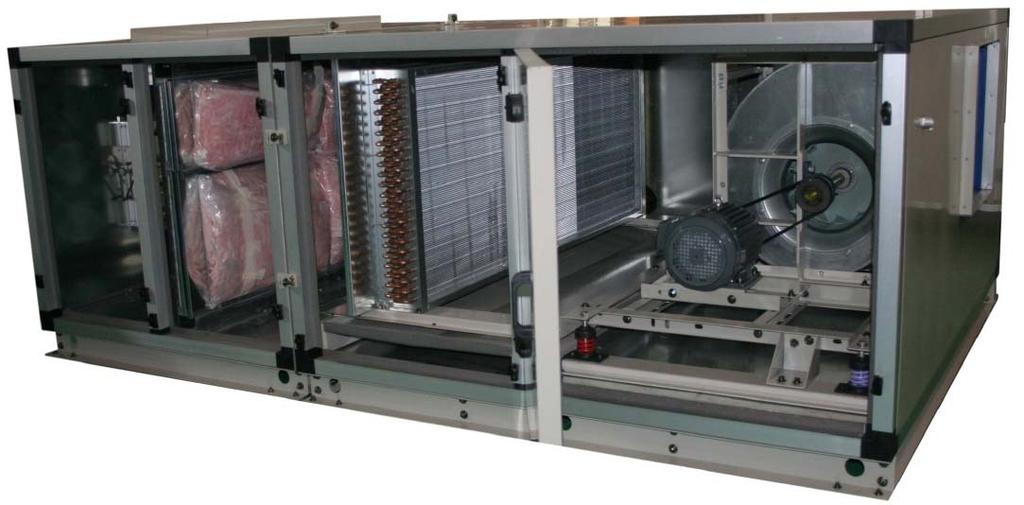 5. Options and Accessory Sections AHU may consist of a number of factory fabricated sections