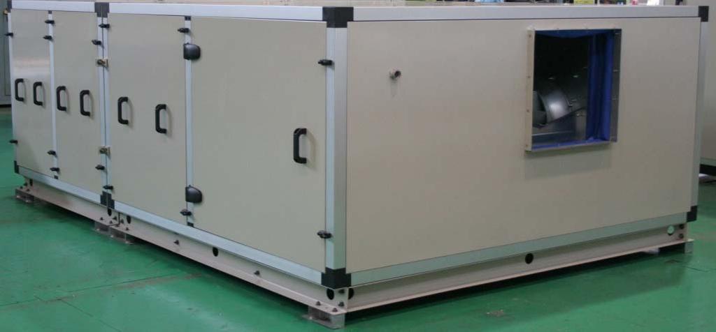 2. Casing Structure Manufactured from extruded aluminium profile with strong nylon corners Double skin sandwich panel injected