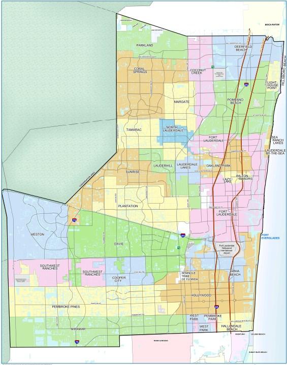 Municipalities included in the Broward Greenways Master Plan In addition to the individual phase one priority corridor plans provided in the conceptual Broward Greenways Master Plan, a snapshot of