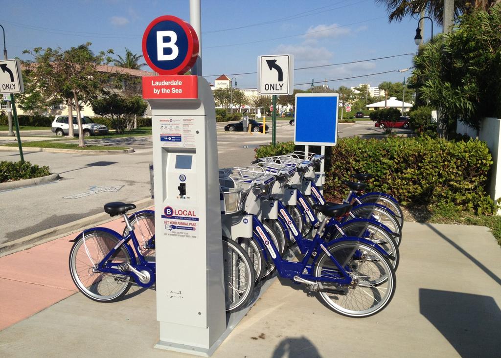 Source: Kimley-Horn B-Cycle Station in Lauderdale-By-The-Sea the City of Fort Lauderdale.