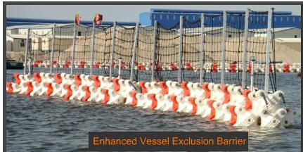 Effective Security Shield Maritime Harbour Protection Barrier Vessel Exclusion