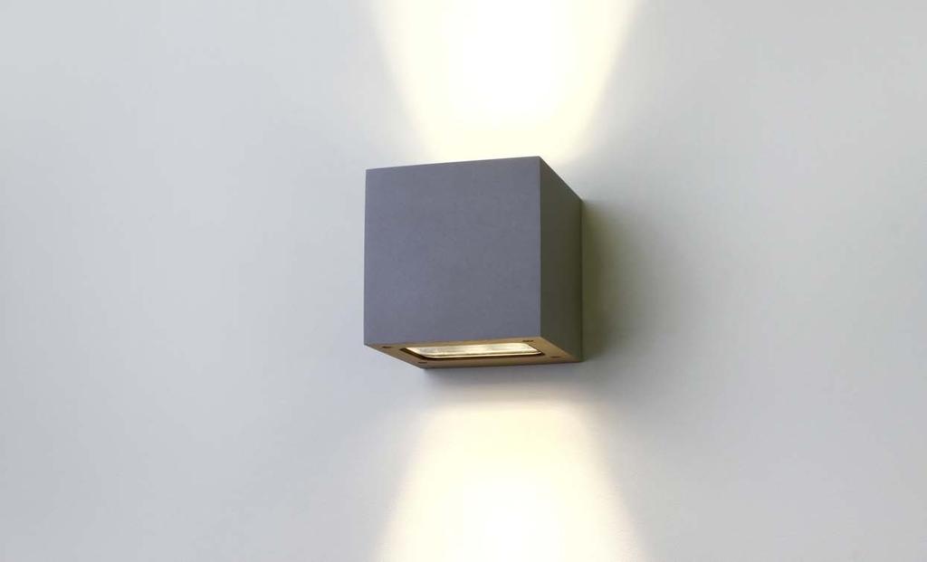 SL6192 EXTERIOR CUBE LED WALL LIGHT The SL6192 Cube LED wall light fittings are suitable for high-end exterior and landscape