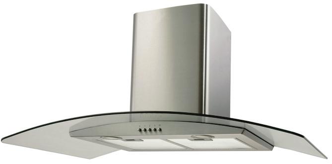 dia150mm Wall mountable or Island style chimney 6001889031301 6001889031370 90CM COOKER HOOD IDC-960S Stainless Steel ISLAND STYLE Size 90cm - Input Power: 280W Number of