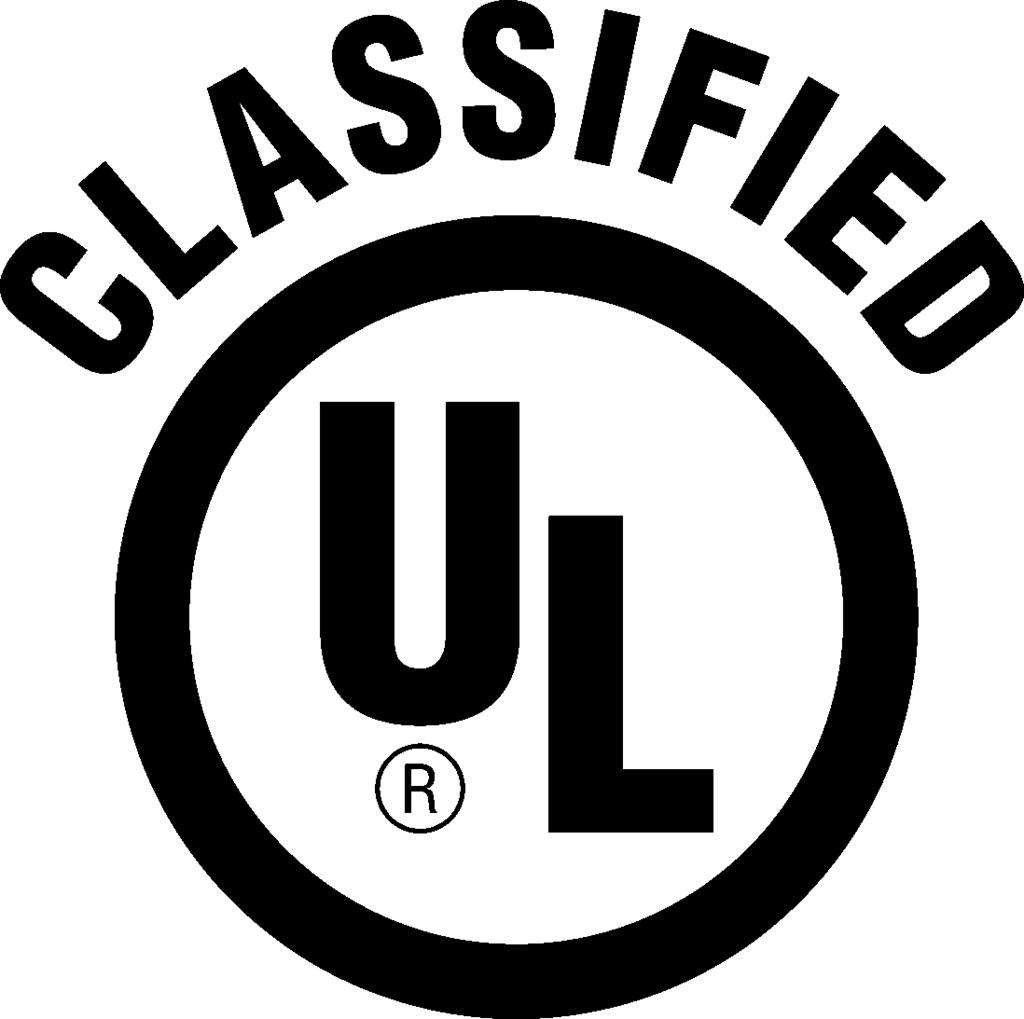 DriscoPlex 2600 Instube and DriscoPlex 2600 Plexstripe are listed as "UL Classified" by Underwriters Laboratories, UL, under UL 1820 as follows: UNDERWRITERS LABORATORIES INC.