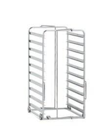 Roll-in frame* Base for sliding the mobile shelf rack or plate rack into and out of the combi oven. Unit sizes Part no. 6.