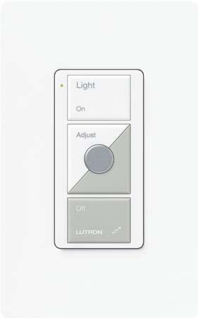 Wall-mount option provides the convenience of additional 3-way control