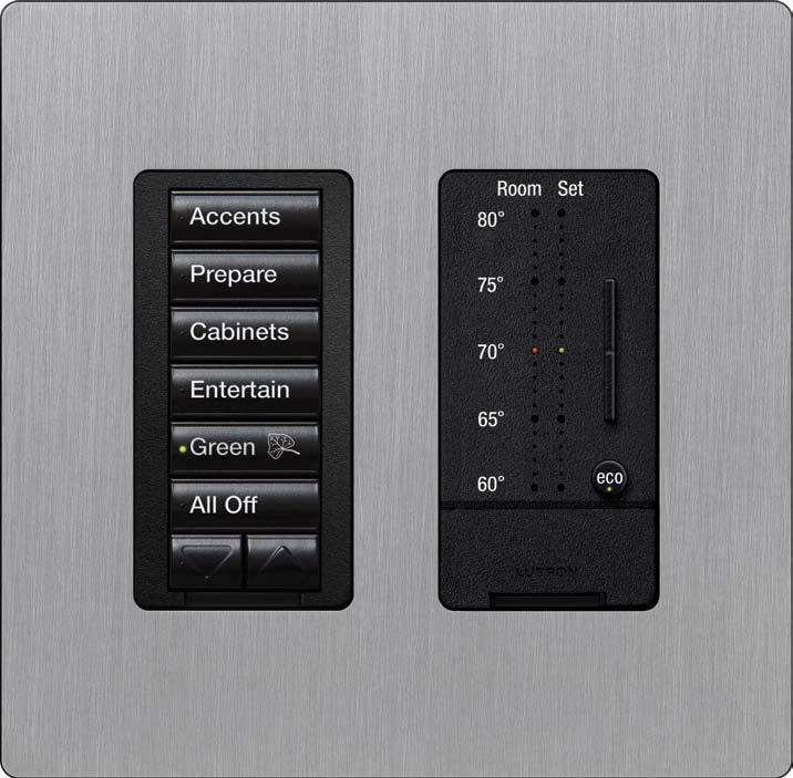 Temperature sensor; seetouch keypad and seetemp display in
