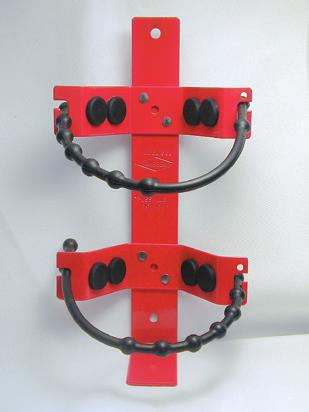 UNIVERSAL VEHICLE CHEMICAL EXTINGUISHER BRACKETS Universal brackets have a heavy-duty steel back with weather and scratch-resistant polyurethane enamel paint finish.