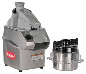 PROCESSORS Food Processors CC34, C32 & B32 MODELS Standard Features: Powerful 1½ HP motor 7¼" diameter plates Solid aluminum base Integrated handles on the base 2 speed settings and pulse SureSense
