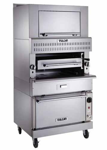 HEAVY DUTY COOKING MATCHED UPRIGHT BROILERS Model Description Total BTU/hr 2nd-Year VIR1SF Infrared Broiler, Standard Oven Base 150,000 675 304 $33,802 $718 VIR1CF Infrared Broiler, Convection Oven